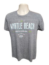 Myrtle Beach South Carolina Adult Medium Gray TShirt - £14.46 GBP