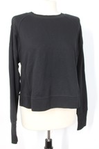 Sweaty Betty 8 Black Cotton Modal Long Sleeve Top Thumbholes - £22.76 GBP