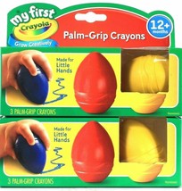 (2 Packs) My First Crayola 3 Count Palm Grip Crayons Age 12 Months Up - £14.70 GBP