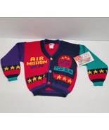 Vintage McDonalds McKids Top Gun Air Mission Toddler Kids Sweater Size 4... - £60.33 GBP