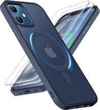 ORETECH Magnetic iPhone 12 Case/iPhone 12 Pro Case + 2 Screen Protectors - $14.01