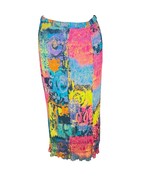 City Girl by Nancy Bolen Colorful Pleated Maxi Skirt – Size S - $363.83 MXN