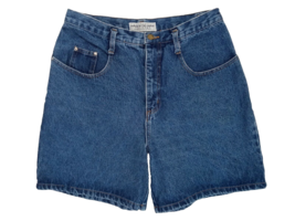 Vintage Made in the Shade Women&#39;s Mom Blue Denim Shorts High-Rise Size 16 - $14.24