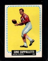 1964 TOPPS #5 GINO CAPPELLETTI VG PATRIOTS *X109715 - $6.62