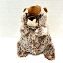 Ganz Webkinz Soft Brown HM179 Stuffed Groundhog Animal 8&quot; Plush No Code - £9.85 GBP