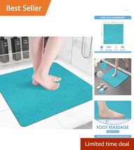 Quick-Draining 24x24 Inch Shower Mat - Secure Non-Slip Bath Accessory in... - $34.60