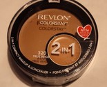 Revlon ColorStay 2-in-1 Compact Makeup &amp; Concealer True Beige #320 New (1) - £18.05 GBP