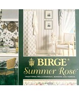 1980s Birge Wallpaper Sample Book Summer Rose Traditional Wallcoverings ... - £54.60 GBP