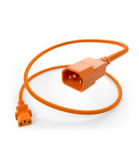 UNC Group PWRC13C1410FORG POWER CORD C13 TO C14 10AMP ORANGE 10FT - $734.65 MXN