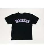 Majestic MLB Rockies Evolution Tee Cool Base Short Sleeve Shirt Men&#39;s S ... - $6.30