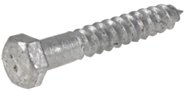 Hillman 852702 Hex Lag Screw, Galvanized, 3/8 x 2-1/2 in., 2-Pack - $18.37