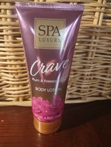 Spa Luxury Crave Plum &amp; Freesia Scent Body Lotion 5.5oz-BRAND NEW-SHIPS N 24 Hrs - $13.74