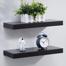 Fun Memories Floating Shelves - Rustic Black Wall Shelf - Wall Mounted Shelves - £25.11 GBP