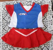 Cabbage Patch Kids Red White & Blue Tennis Outfit Top & Skirt CPK 2005 - £14.47 GBP