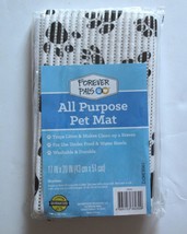 Forever Pals All Purpose Mat White &amp; Black - Use Under Bowls - £7.37 GBP