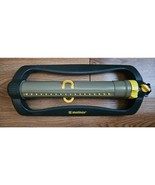 Melnor Oscillating Lawn Sprinkler 14J - Black/Green/Yellow - used - $40.60 CAD