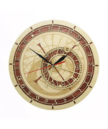 Prague Astronomical Clock in Wood Czech Republic Medieval Astronomy Wall... - $726.19 MXN