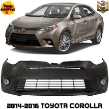 Front Bumper Cover &amp; Grille With Fog Lamps Kit For 2014-2016 Toyota Corolla - £195.39 GBP