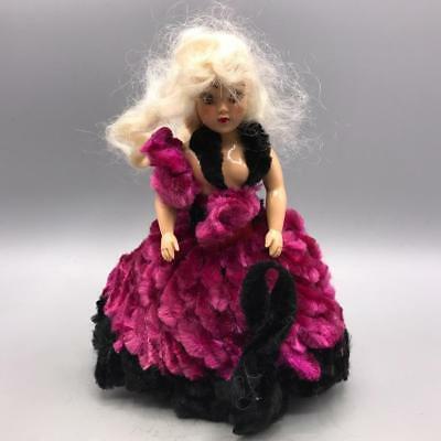 Primary image for Vintage Plastic Doll w/ Dress 7"