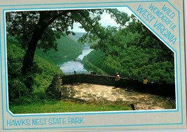 Hawks Nest State Park Ansted West Virginia Postcard - £3.46 GBP