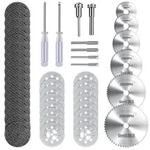 Winzwon Cutting Wheels Set 44 Pcs for Dremel Rotary Tool Accessories Kit... - £7.04 GBP