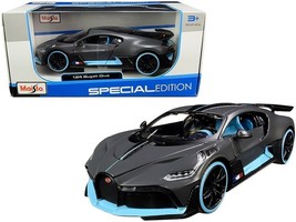 Bugatti Divo Satin Charcoal Gray with Carbon and Blue Accents &quot;Special E... - £30.32 GBP