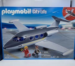 Playmobil 5619 City Life Private Jet Plane 41pc Building Play Set New In Box - £73.34 GBP