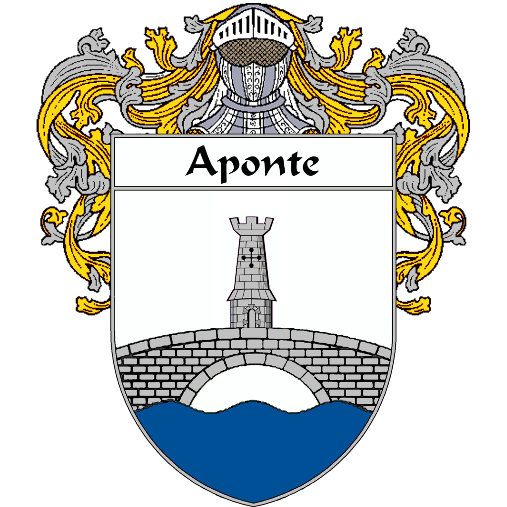 Aponte Family Crest / Coat of Arms JPG and PDF - Instant Download - $2.90