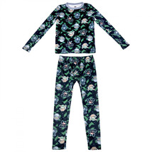 Star Wars The Mandalorian Mando &amp; Grogu AOP Boys 2-Piece Pajama Set Black - £12.75 GBP