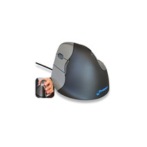 Evoluent Mouse VerticalMouse 4 Left USB 6 Button Brown Box - £118.33 GBP
