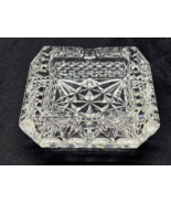 Vintage TIFFIN-FRANCISCAN 4.25&quot; Crystal Cigarette Ashtray WILLIAMSBURG P... - $24.41 CAD