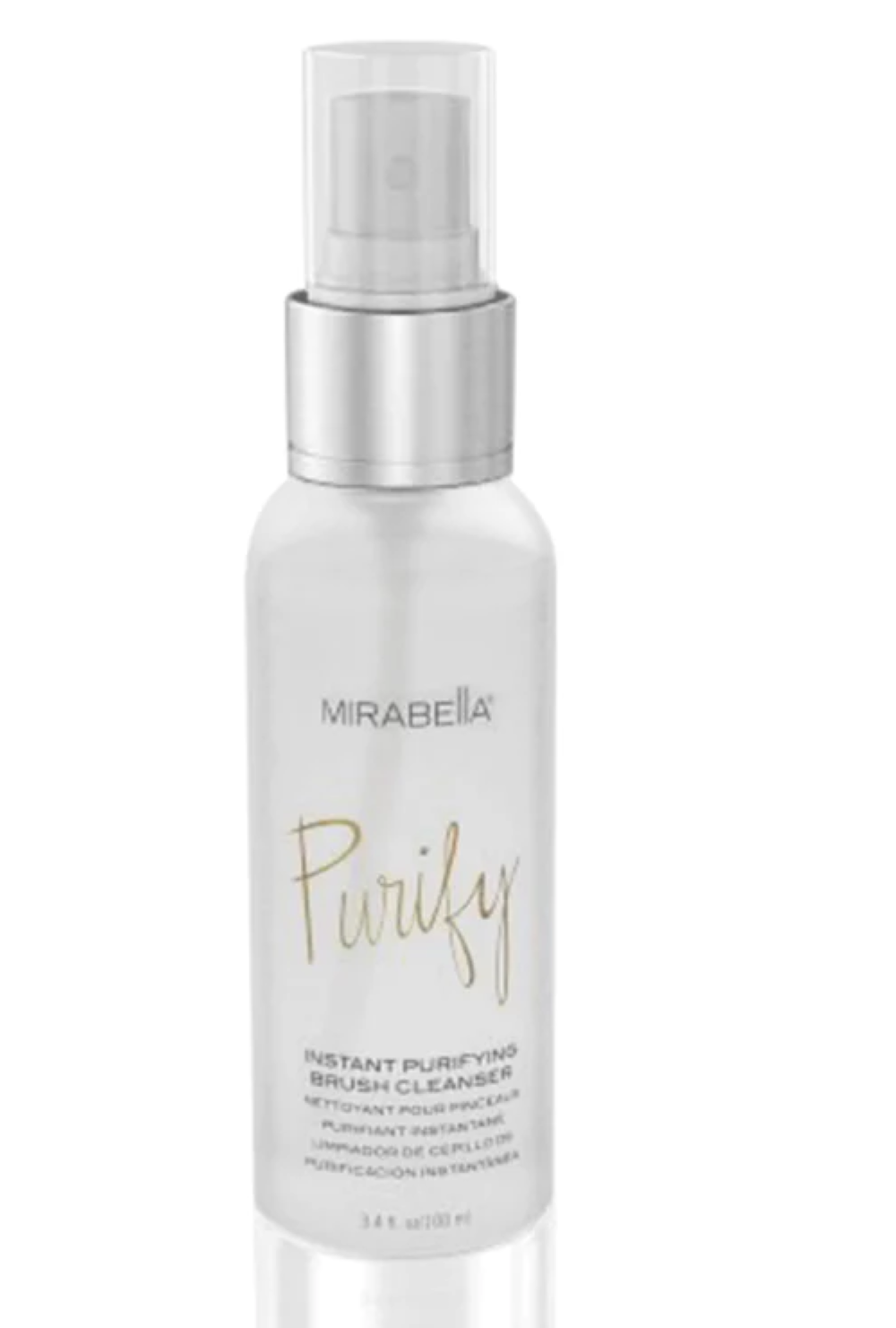 Mirabella Purify Instant Purifying Brush Cleanser, 3.4 fl oz - $18.00