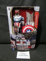 Falcon &amp; the Winter Soldier Sam Wilson Captain America Titan Hero 12&quot; Action Fig - £19.85 GBP