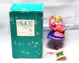 Department 56 Alice in Wonderland ALICE WITH FLAMINGO Ornament #7584-1 W... - £22.43 GBP