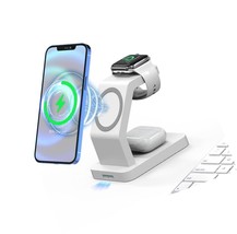 3 in 1 Mag-Safe Wireless Charging Station,Magnetic 18W Fast - £115.23 GBP