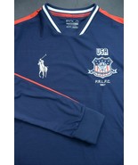 Polo Ralph Lauren Men&#39;s Sport Performance Team USA Soccer Poly Navy Jers... - $67.68 CAD