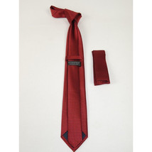 Mens Narrow Tie/Hankie Set Microfiber Silky Vito Rofolo by J.Valintin VTR-79 image 2