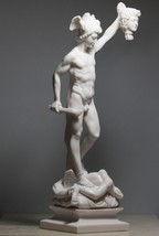 Perseus with Head of Gorgon Medusa Cast Marble Statue Sculpture Figure 13.4in - £73.13 GBP