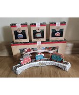 Hallmark 1991 Claus &amp; Co R.R Holiday Christmas Train Display Ornament Se... - $252.15 MXN