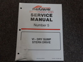 1998 MerCruiser # 5 Hi Performance VI Dry Sump Stern Drive Manual WATER DAMAGED - £14.85 GBP