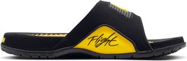 Nike Jordan Hydro IV Retro Men&#39;s Slides (Black/Tour Yellow) (us_footwear_size_sy - £70.46 GBP