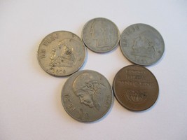 COINS EUROPEAN SET OF 5 COIN WORLD COLLECTION COLLECTIBLES #65 - £7.90 GBP