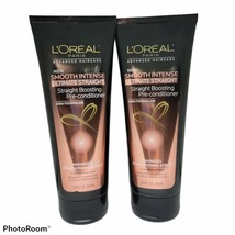 L&#39;Oreal Smooth Intense Ultimate Straight Boosting Pre Conditioner Straig... - £32.85 GBP