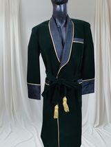 Luxury Velvet Smoking Robe | Party Wear Long Coat for Men - $140.00