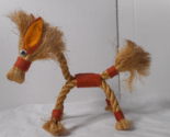 Crafted Project Vintage Braided Rope Wired Body Horse Folk Art Pony Figu... - £11.10 GBP