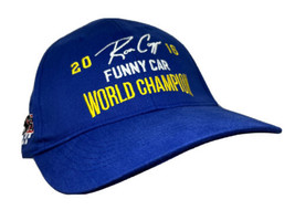 Funny Car World Champion Hat Cap Strap Back Blue Ron Capps 2016 NAPA Racing DSR - £15.58 GBP