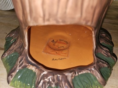 Cracker Barrel Large Halloween Haunted Tree Candle Holder Luminary 12" T Ceramic Item image 4