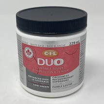 CIL Duo 86304 Tintable Tester Paint + Primer, Low Sheen, White Base 8 oz. - £11.07 GBP