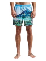 Roark shorey boardshorts 16&quot; trunk in Hinano Sun God/Light Blue - size L - £46.99 GBP