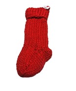 NWT Pottery Barn Colossal chunky KNIT Christmas stocking Holiday RED 20” - $1,109.72 MXN